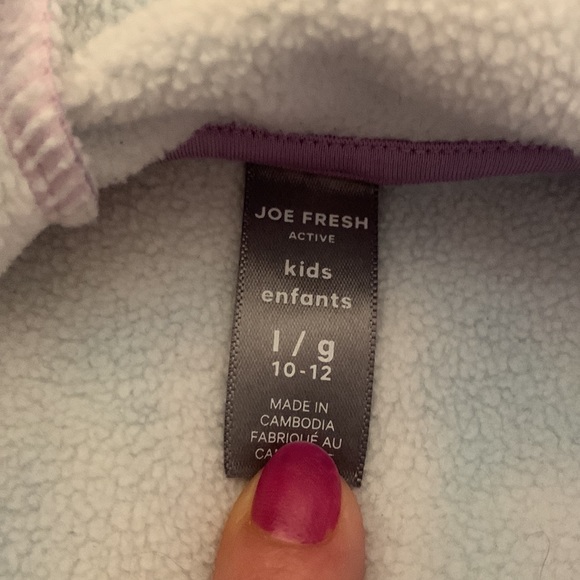 Girl tie dyed hoodie Joe Fresh size 10/12 - Picture 2 of 2